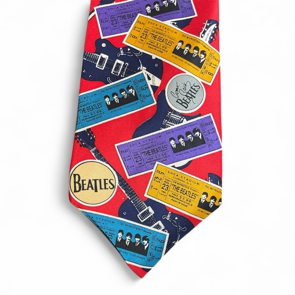 The Beatles Vintage Collectors Silk Tie - Picture 1 of 4